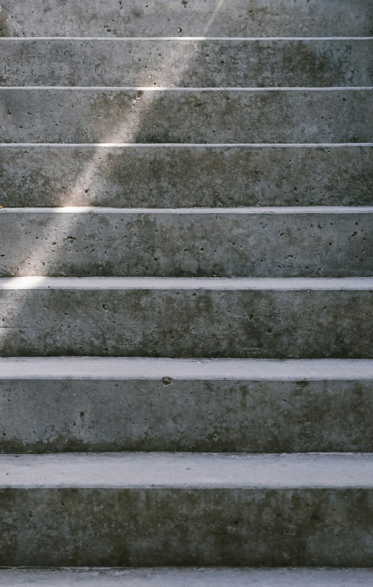 textured concrete entry steps at a Pittsburgh home