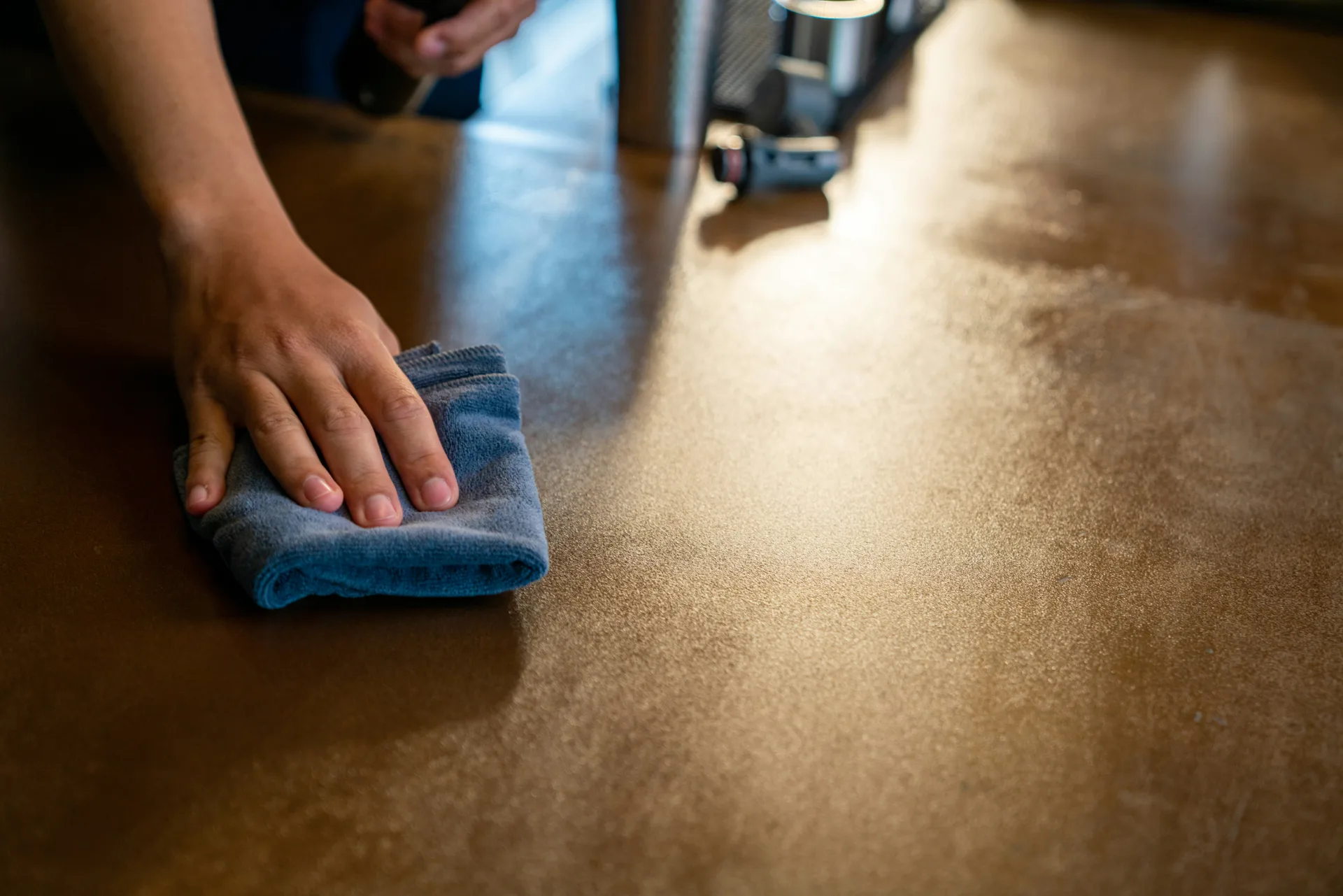 sealed concrete countertop in a Pittsburgh kitchen